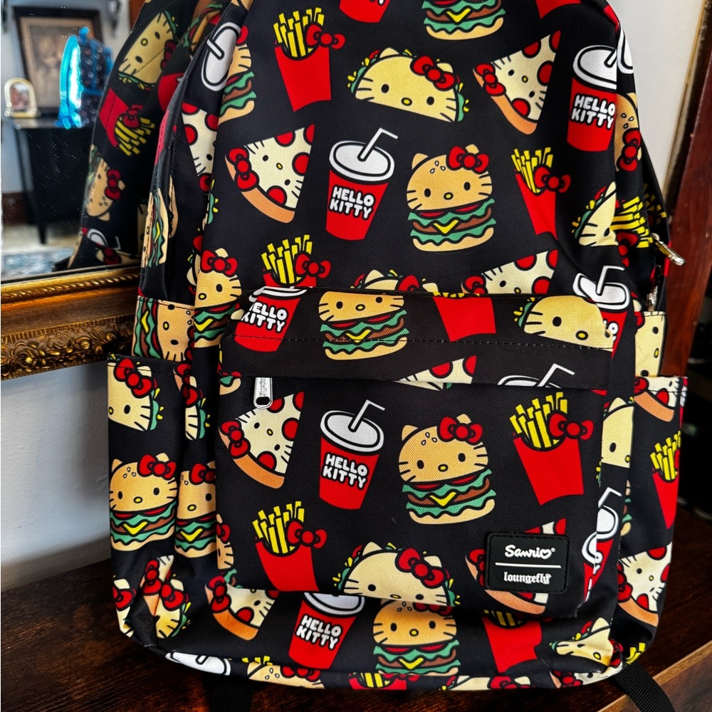 Hello Kitty Loungefly Fast Food Backpack
